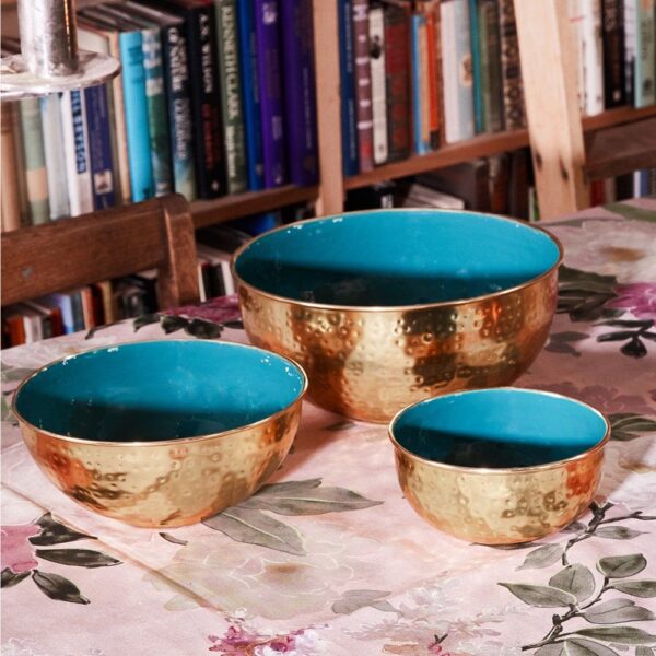 Brass Bowls - Green