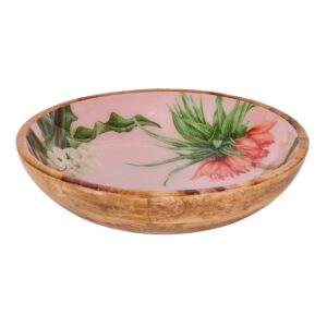 Sanctuary Studio - Tableware - Mangowood Bowl 30cm - Pink-min